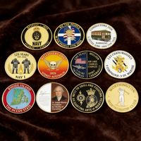 Moneda Antigua Personalizada de Aleación de Zinc Chapada en Oro, Redonda de 5mm, con Relieve 3D, Impresa con Letras en Relieve, Tema de Hadas, para Moda/Deportes/Aniversario