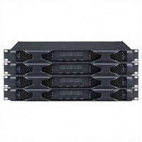 Amplificateur de puissance numérique professionnel 450W X2 /1U Classe D, carte métallique active, 2/4 canaux, grande puissance, 600W 800W