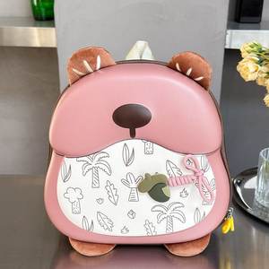 Nouveauté Sac à dos léger à coque rigide et dos souple avec motif de dessin animé mignon pour la maternelle - Product Image 4