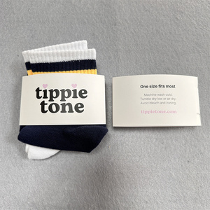 Étiquette personnalisée en carton imprimé avec logo pour emballage de <span class=keywords><strong>chaussettes</strong></span>, manchon personnalisé pour <span class=keywords><strong>chaussettes</strong></span> - Product Image 6