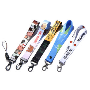 カスタマイズポリエステルかわいい漫画アニメ昇華印刷ロゴショートリストレットストラップカスタムリストストラップキーホルダー - Product Image 2