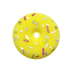 Bán buôn thân thiện với môi bền dễ thương donut hình dạng Nhà Bếp Làm sạch miếng bọt biển pad với Ergonomic lỗ để rửa món ăn - Product Image 3