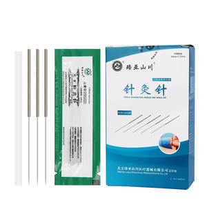 Agujas de Acupuntura TCM LuoYaShanChuan, 500 Piezas/Caja, Acero Inoxidable, Estériles, Desechables, con Tubo, Certificación CE para Uso Corporal - Product Image 1