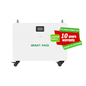 แบตเตอรี่ 51.2V 314Ah 16S2P 8000 รอบการใช้งาน พร้อมระบบตรวจสอบผ่านบลูทูธ/WLAN  จ่ายไฟแบบพกพา เชื่อมต่อแบบขนาน 1-15 ตัว สำหรับระบบโซลาร์เซลล์บ้าน - Product Image 1