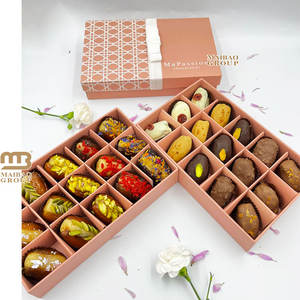 Feuille d'or personnalisée Logo vert fantaisie Ramadan Kareem et Eid <span class=keywords><strong>compte</strong></span> <span class=keywords><strong>à</strong></span> <span class=keywords><strong>rebours</strong></span> boîte cadeau chocolat Dates boîte de calendrier bonbons - Product Image 4