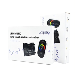 Led âm nhạc Sync cảm ứng loạt điều khiển DC12-24V Mono CCT <span class=keywords><strong>RGB</strong></span> RGBW <span class=keywords><strong>RGB</strong></span> CCT cảm ứng từ xa RF SMD COB LED Strip ánh sáng dimmer - Product Image 5