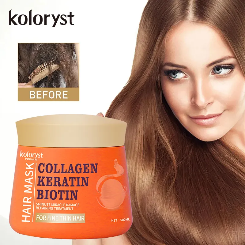 Fabrik individuelle eigenmarke haarmaske behandlungen großhandel biotin haarmaske creme professionelle keratin haarmaske mit kollagen