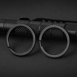 Anillo de Llaves de Acero Inoxidable Resistente, Anillo de Llaves Plano Electrochapado en Negro de 25 mm y 30 mm para Llaves, Mosquetones y Accesorios de Bricolaje - Product Image 4