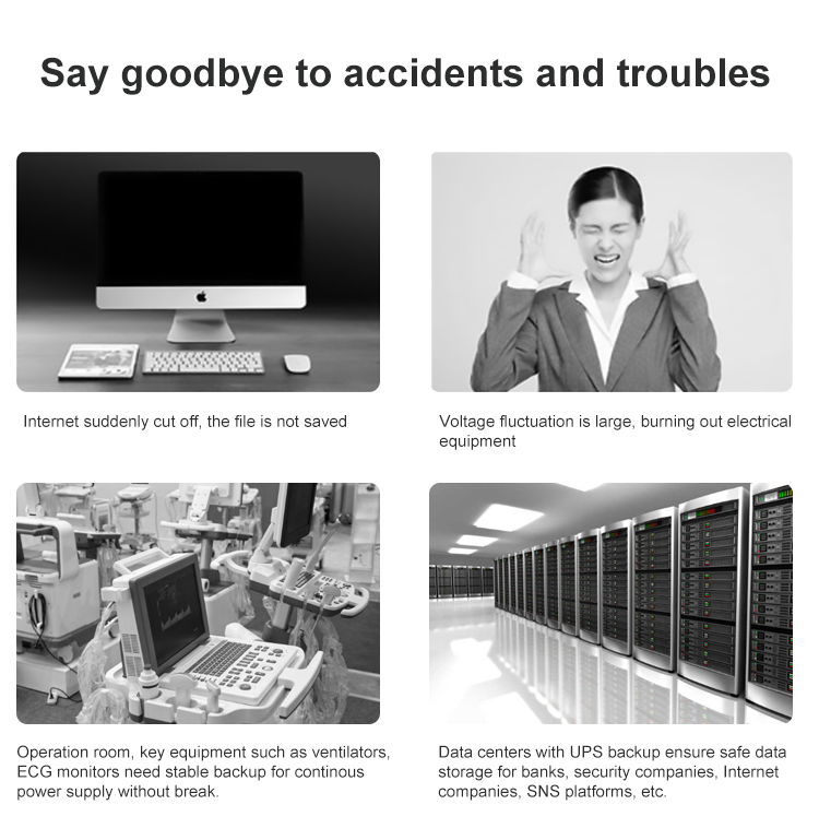 Online UPS Power Supply With 3-Level Technology 6kVA/10kVA/15kVA/20kVA