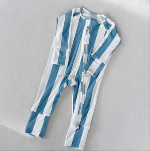 Pijama <span class=keywords><strong>de</strong></span> Bambú y Algodón con Estampado Personalizado, Suave y Transpirable, con Cierre <span class=keywords><strong>de</strong></span> Cremallera, para Bebé, con Cubrepiés - Product Image 2
