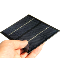 Panel surya silikon polikristalin 1.5W, ukuran kecil 18V modul PV sel surya 115*90MM untuk halaman cahaya Pendidikan Kit PERC