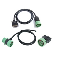 Connecteur personnalisé Molex Micro Fit 10 broches 12 broches Micro-fit vers prise mâle verte J1939 9 broches avec câble en Y