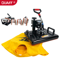 Vente flash : Presse à chaud combinée QUAFF 15 en 1 pour t-shirt, casquette, tasse, gobelet, stylo, plaque, ballon, chaussures, machine de sublimation