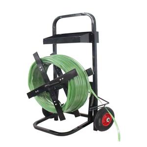 Chariot à bobines de cerclage réglable Ditu, type à poussée manuelle, pour matériaux PET, PP, acier, plastique et papier - Product Image 3