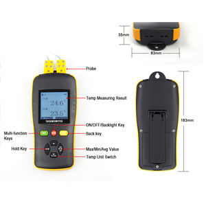 Medische Digitale Thermometers Met K Type Thermokoppel Sonde Temperatuur Data Logger Temperatuur - Product Image 3