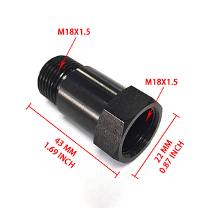 Entretoise d'extension usinée OEM pour capteur, connecteur d'expansion noir pour capteur O2 pour réparer l'erreur de voyant 'Moteur' - Product Image 2