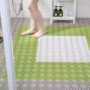 Outdoor Interlocking Vinyl Click Tile <b>Floor</b> <b>Plastic</b> Flooring <b>Mats</b> Anti Slip Durable Interlocking Design - Product Image 6