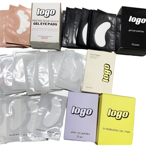 Maschera per Occhi a Forma di Fiore Senza Pelucchi con Etichetta Privata, Patch Sottoculare in Schiuma con Logo Personalizzato per Extension Ciglia - Product Image 1