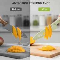 Handmatig fruitmes in Scandinavische stijl, groentesnijder, draagbaar multifunctioneel mes, deksel, gebakmes, huishoudelijke keukengadget, snoep