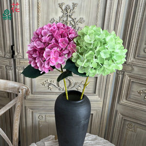 Flores Artificiales de Hortensia de Seda Ligeras para Decoración de Bodas, Fondo de Hotel y Accesorios para Fotos - Product Image 2