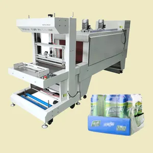 Semi automatic PVC PE Film Heat Sleeve Cutting Sealing Bottle Shrink packing Machine