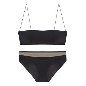 Ensemble de lingerie sans couture et sans armatures, demi-bonnet, confortable, en tricot, soutien-gorge et culotte - Product Image 6