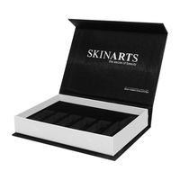 Grande boîte personnalisée simple et élégante à 3 mèches avec aimant pour bougie Emballage de haute qualité Boîte