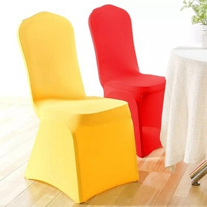 Universelle Banquet De Fête De Mariage Housse de Chaise de Salle À Manger, Décoration Blanc Housse De Chaise en Spandex - Product Image 2
