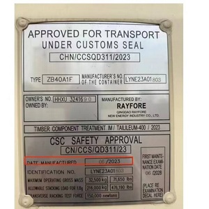 O recipiente lateral aberto usado do <span class=keywords><strong>hc</strong></span> <span class=keywords><strong>40</strong></span> do contentor 40ft usou 40ft com o certificado para a exportação do mar - Product Image 5
