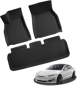 Tapis de sol XPE haut de gamme pour 2022 <span class=keywords><strong>Tesla</strong></span> modèle <span class=keywords><strong>S</strong></span> accessoires tous temps <span class=keywords><strong>avant</strong></span> arrière Cargo Liner tapis <span class=keywords><strong>coffre</strong></span> arrière bien tapis personnalisé Fi - Product Image 1