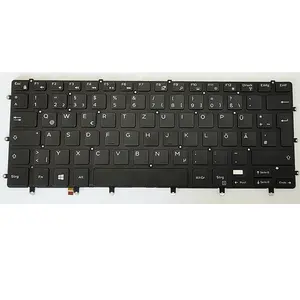 HK-HHT portátil GR teclados alemães para DELL Precision 5530 m5510 5520 m5520 m5530 5540