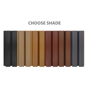 Panneau mural <span class=keywords><strong>extérieur</strong></span> en WPC imperméable au design moderne, écologique et durable, pour la décoration des murs extérieurs et des cours. - Product Image 4