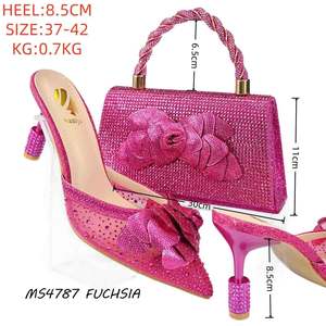 Nigeria Party Italian Shoes and Bag Set Zapatos de mujer a juego Bolso de mujer - Product Image 3