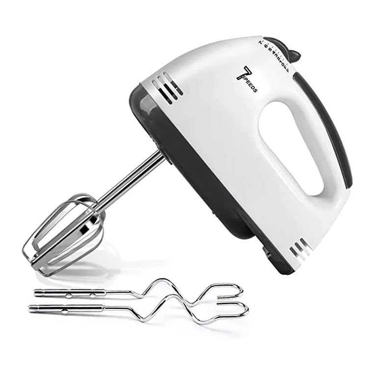 Electric Hand Mixer Handheld, 7-Speed HandMixer, Electric Food Mixer 4 Stainless Steel Attrachements for Baking Cake,Egg