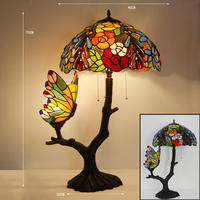 Lampes de table colorées américaines, sculpture en métal artistique, statue, lanterne, lampe de table décorative pour salon, motif artistique