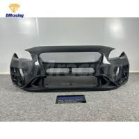 Pare-chocs avant en fibre de carbone style Vari Vrs avec lèvre pour Subaru Impreza 11 Vab Vaf Wrx Sti