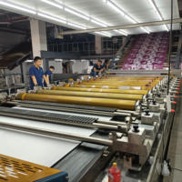 Machine d'impression rotative à écran pour tissus textiles à motifs floraux variables, 6 couleurs, largeur 260 cm, 1,8 mètre