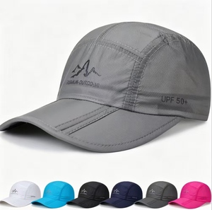 Casquette de baseball UPF 50+ à séchage rapide, légère, 5 panneaux, pour course en extérieur, pour hommes et femmes, respirante, protection solaire - Product Image 6