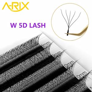 A-RIX 5D W Shape Eyelash Extension Volume <b>Lashes</b> Premium Soft Matte Black Clover <b>Lashes</b> Professional Instant Dense Effect - Product Image 1