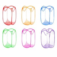 Panier à linge en filet de style rock, durable, pour la vente en gros transfrontalière aux fabricants, sac anti-poussière, taille et couleur personnalisables pour les vêtements sales