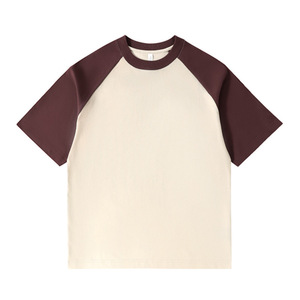 Camiseta personalizada de algodón grueso de 280g, color sólido, cuello redondo, manga corta, para ocio y promoción. - Product Image 1