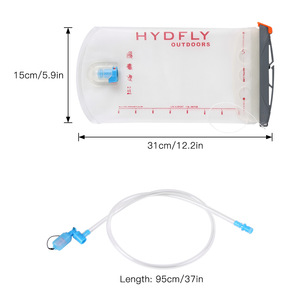 กระเป๋าเก็บน้ำแบบพับได้สำหรับกีฬากลางแจ้งปั่นจักรยานปีนเขา1.5L แบบเปิดได้ - Product Image 3