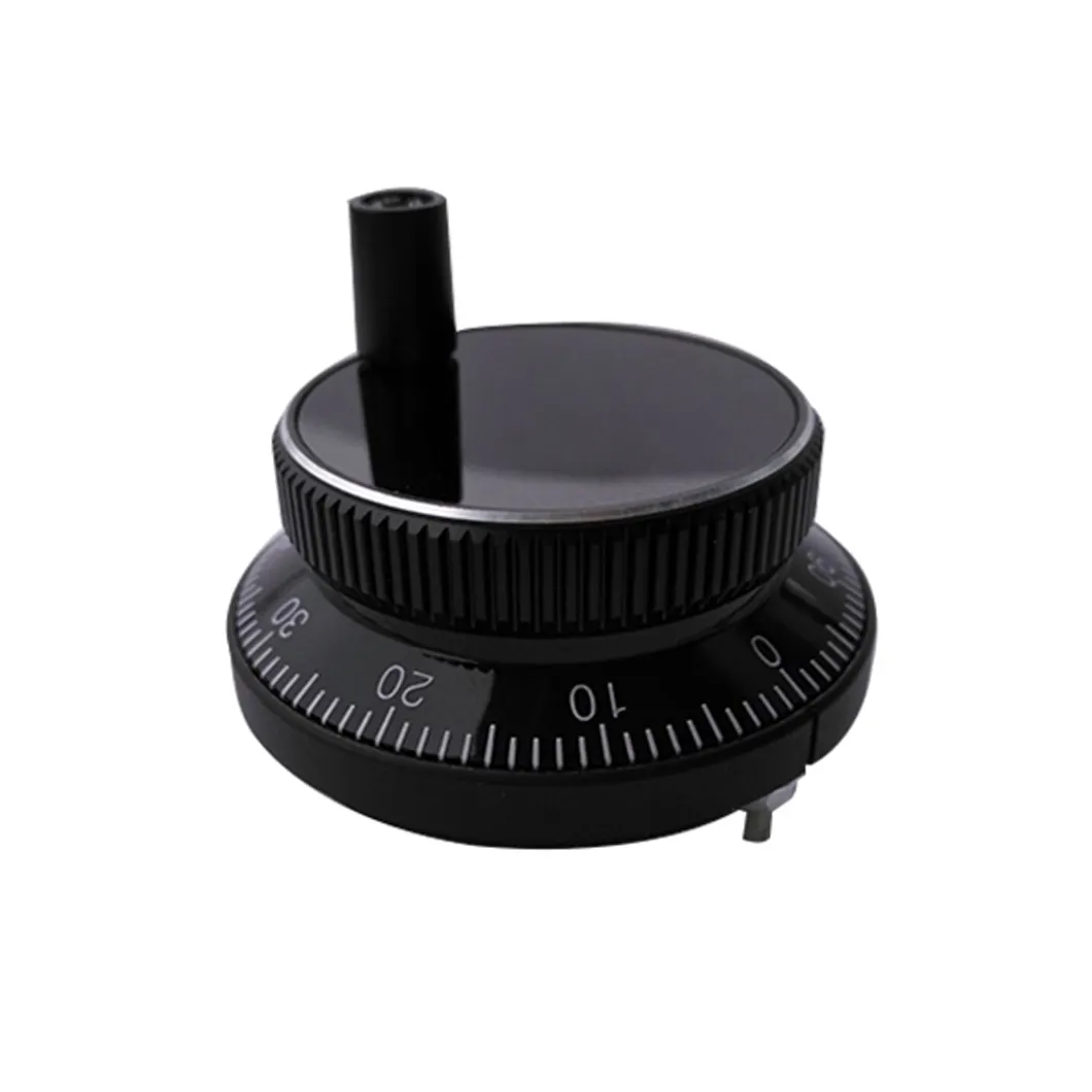 Loại tiêu chuẩn kim loại bạc 100 PPR ROTARY Encoder DC5V tay bánh xe MPG nhãn xung Máy phát điện