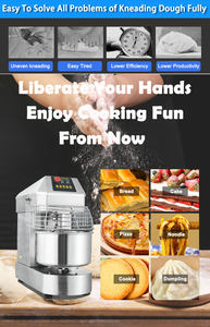 Nueva llegada <span class=keywords><strong>Pizza</strong></span> grande 25Kg 30Kg Horizontal Industrial 50kg Mezclador 100kg de masa de pan en espiral comercial - Product Image 4