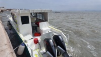 Bateau de plaisance de luxe en aluminium entièrement soudé de 11 m avec moteur hors-bord à vendre
