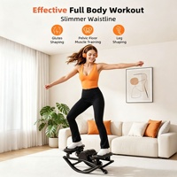 Appareil de fitness silencieux à pédale rotative pour la taille et les jambes, usage domestique, brûle-graisse, amincissant, directement de l'usine