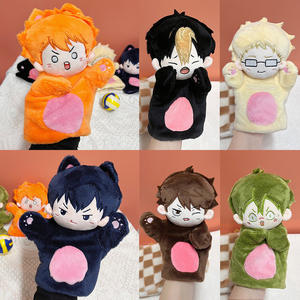 Vente flash : 8 modèles de figurines en peluche de style japonais Haikyu, poupées en peluche <span class=keywords><strong>Kageyama</strong></span> Tobio Hinata Shoyo, marionnettes à main, jouets en peluche doux - Product Image 2
