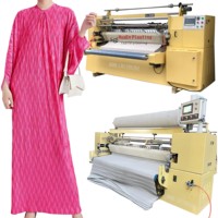 HuaEn ZJ-316D 101 Machine à plisser pour tissu nouveau châle silencieux Hijab Bayass écharpe caftan étole Makhanas Machine à plisser