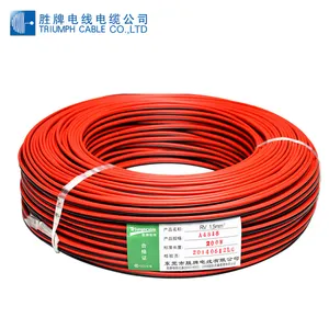 Triumph RVB 1.0MM 32/0.18AS Red And Black Two-core Parallel wire electrical cable for house equipment FREE SAMPLE