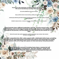 YY3-Snow Mountain Rose Buket Bunga Sutra Buatan Berkualitas Tinggi untuk Dekorasi Pernikahan dan Ruang Tamu Siap Pakai